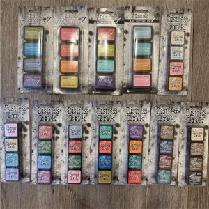 Distress Ink Archival Set - Bold and Vibrant Hues